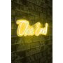 WALLXPERT Dekorativna rasveta The End Yellow - slika 1