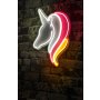 WALLXPERT Dekorativna rasveta Unicorn WhitePinkYellow - slika 1