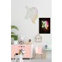 WALLXPERT Dekorativna rasveta Unicorn WhitePinkYellow - slika 4