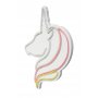 WALLXPERT Dekorativna rasveta Unicorn WhitePinkYellow - slika 5