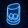 WALLXPERT Dekorativna rasveta Whiskey Old Fashioned Blue - slika 2