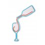 WALLXPERT Dekorativna rasveta Wine Blue Red - slika 5