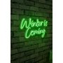 WALLXPERT Dekorativna rasveta Winter is Coming Green - slika 1