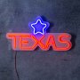 WALLXPERT Dekorativna rasveta Texas Lone Star Blue - slika 1