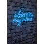 WALLXPERT Dekorativna rasveta Where Is My Mind Blue - slika 1