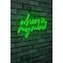WALLXPERT Dekorativna rasveta Where Is My Mind Green - slika 1