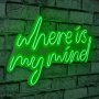 WALLXPERT Dekorativna rasveta Where Is My Mind Green - slika 2