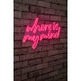 WALLXPERT Dekorativna rasveta Where Is My Mind Pink - slika 1