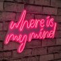 WALLXPERT Dekorativna rasveta Where Is My Mind Pink - slika 2
