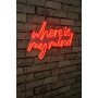WALLXPERT Dekorativna rasveta Where Is My Mind Red - slika 1