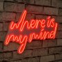 WALLXPERT Dekorativna rasveta Where Is My Mind Red - slika 2
