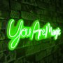 WALLXPERT Dekorativna rasveta You are Magic Green - slika 2