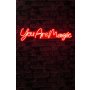 WALLXPERT Dekorativna rasveta You are Magic Red - slika 3