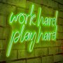 WALLXPERT Dekorativna rasveta Work Hard Play Hard Green - slika 2
