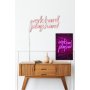 WALLXPERT Dekorativna rasveta Work Hard Play Hard Pink - slika 3
