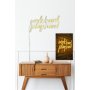 WALLXPERT Dekorativna rasveta Work Hard Play Hard Yellow - slika 3
