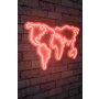 WALLXPERT Dekorativna rasveta World Map Red - slika 1
