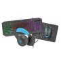 NATEC NFU-1674 FURY THUNDERSTREAK 4u1 gejmerski komplet tastatura+miš+slušalice+podloga crna - slika 2