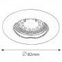 RABALUX Lite 1047 LED GU10 3x3W Ugradni spot - slika 2