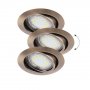 RABALUX 1051 Lite LED GU10 3x3W Ugradni spot - slika 1