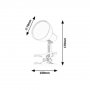 RABALUX 1482 Noah Clip stona lampa LED 5W - slika 2