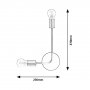 RABALUX Lanny 2102 E27 2 x 15 W Zidna lampa - slika 2