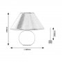 RABALUX 2146 Ariel Stona lampa - slika 3