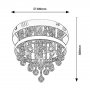 RABALUX Pallas 2236 LED 20 W + E14 3 x 40 W Plafonjera - slika 2