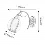 RABALUX Joel 2269 E27 60 W Zidna lampa - slika 2
