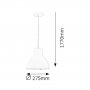 RABALUX Derek 2577 E27 60 W Visilica - slika 2