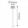 RABALUX Anastasia 2633 E27 60 W Podna lampa - slika 2