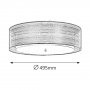 RABALUX Anastasia 2634 E14 3 x 25 W Plafonjera - slika 2