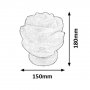 RABALUX Flores 2676 E14 15 W Stona lampa - slika 2