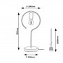 RABALUX 3220 Rufin Stona lampa - slika 2