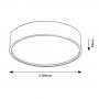 RABALUX Larcia 75012 LED 19 W Plafonjera - slika 3