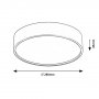 RABALUX Larcia 75009 LED 18 W Plafonjera - slika 2