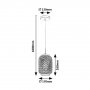 RABALUX Adalla 72091 E27 40 W Visilica - slika 2