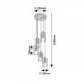 RABALUX Tanno 72125 E27 5 x 25 W Visilica - slika 3
