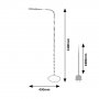 RABALUX 74009 Adelmo LED 10 W Stona lampa - slika 2