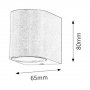 RABALUX Chile 8020 GU10 Zidna lampa - slika 2