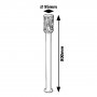 RABALUX Budapest 8890 E27 Podna lampa - slika 3