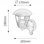RABALUX Marseille 8578 E27 Zidna lampa - slika 2