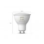 PHILIPS Set tri pametne sijalice + Hue bridge HueWCA 4.3 W GU10 bele - slika 3