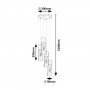 RABALUX Ronno 72054 E27 4 x 25 W Visilica - slika 2