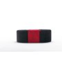 Atelier del Sofa Tabure Alya Puf Black Red - slika 1