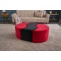 Atelier del Sofa Tabure Alya Puf Red Black - slika 2