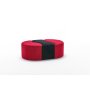 Atelier del Sofa Tabure Alya Puf Red Black - slika 5
