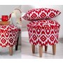 Atelier del Sofa Tabure Cor Red White - slika 4