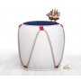 Atelier del Sofa Tabure Fora v3 Blue White - slika 2