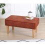 Atelier del Sofa Tabure Square Orange - slika 2